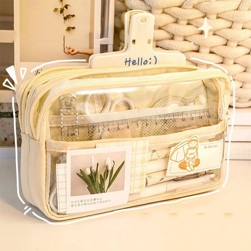 Materiale scolastico estetico  - Aesthetic Large Pencil Case Pouch recensione e prezzo