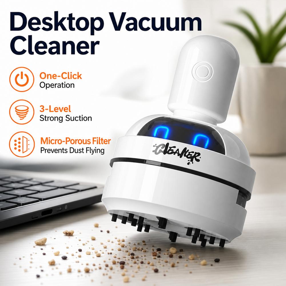 Mini Aspirapolvere Silenzioso  - Mini Desktop Vacuum Cleaner For Eraser Dust recensione e prezzo