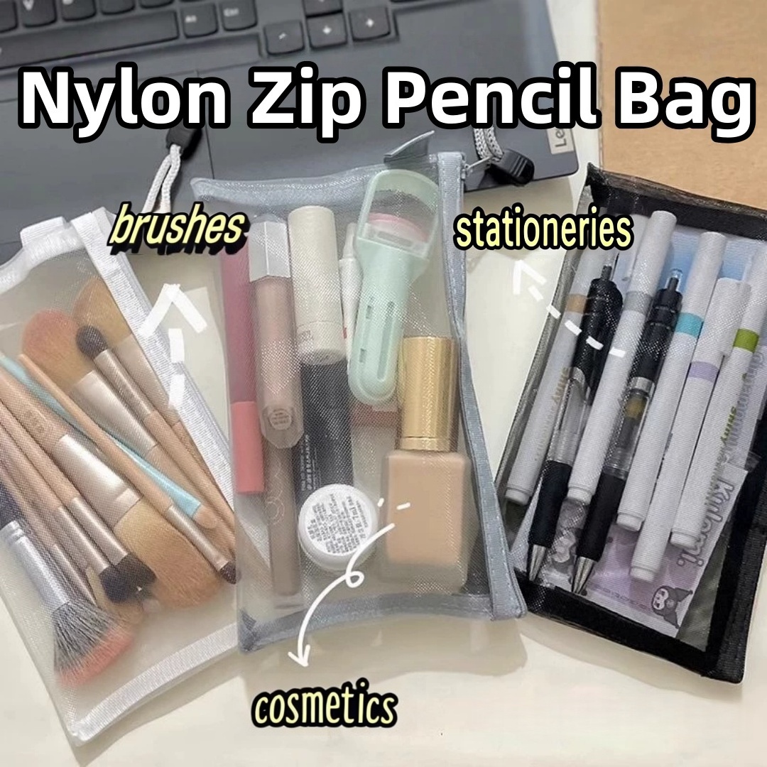 Astuccio portatile per cancell - Clear Mesh Pencil Pouch For Exam recensione e prezzo